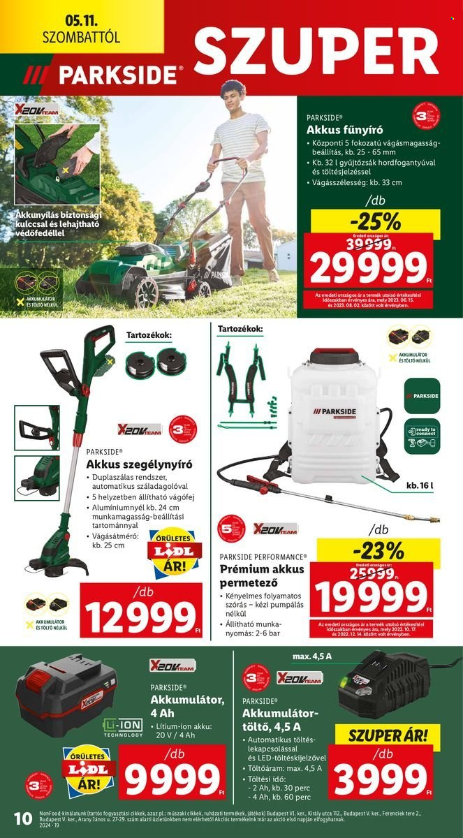 Lidl akciós újságok. Oldal 10