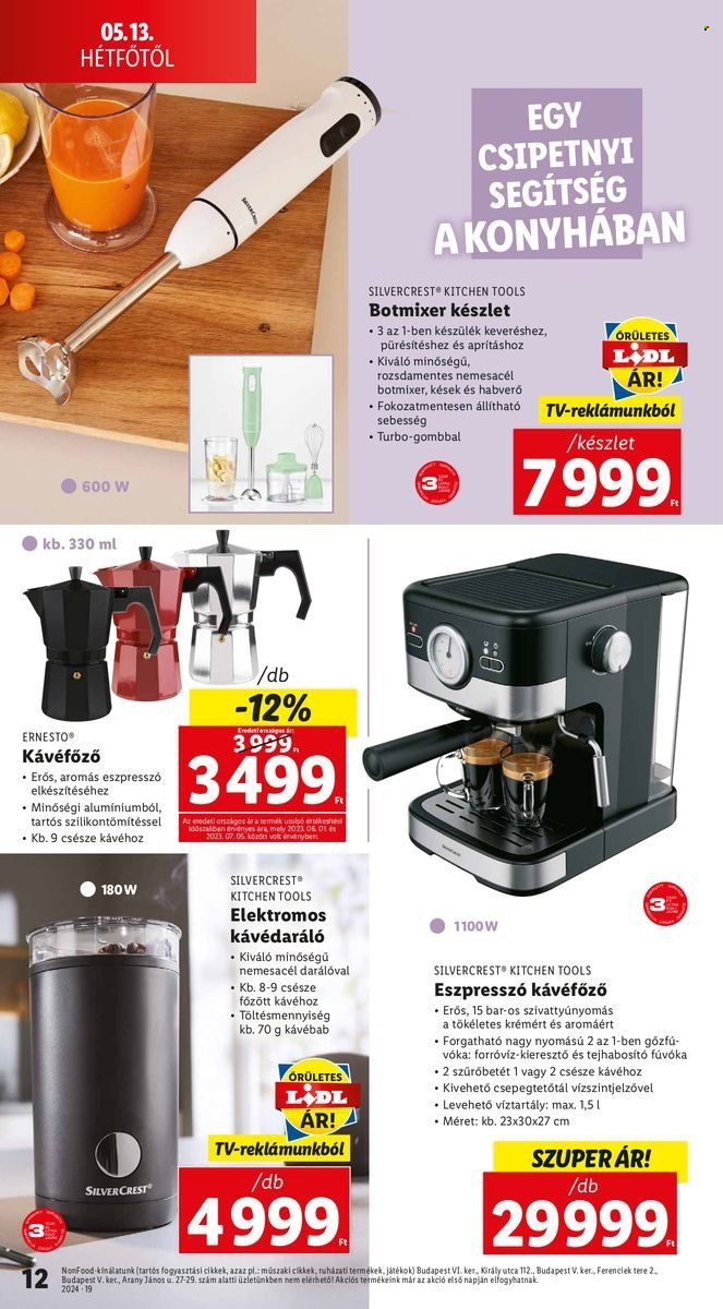 Lidl akciós újságok. Oldal 12