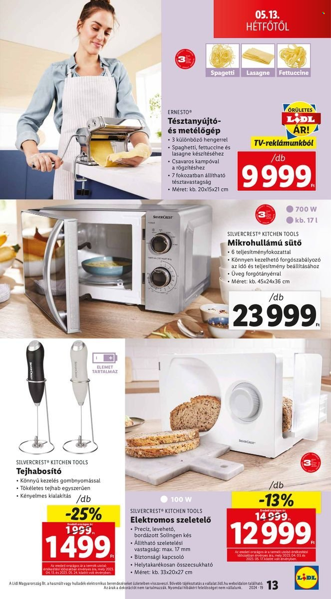 Lidl akciós újságok. Oldal 13