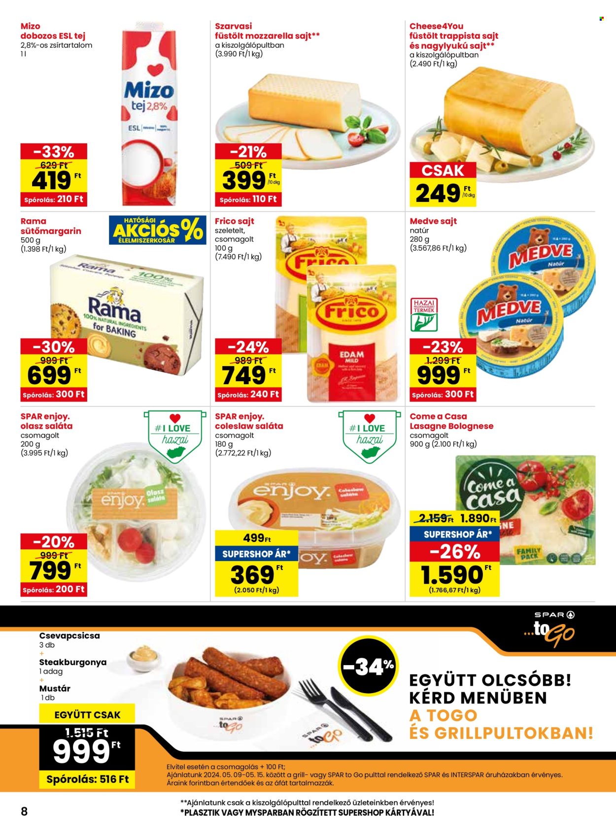SPAR akciós újságok - 2024.05.09 - 2024.05.15. Oldal 8