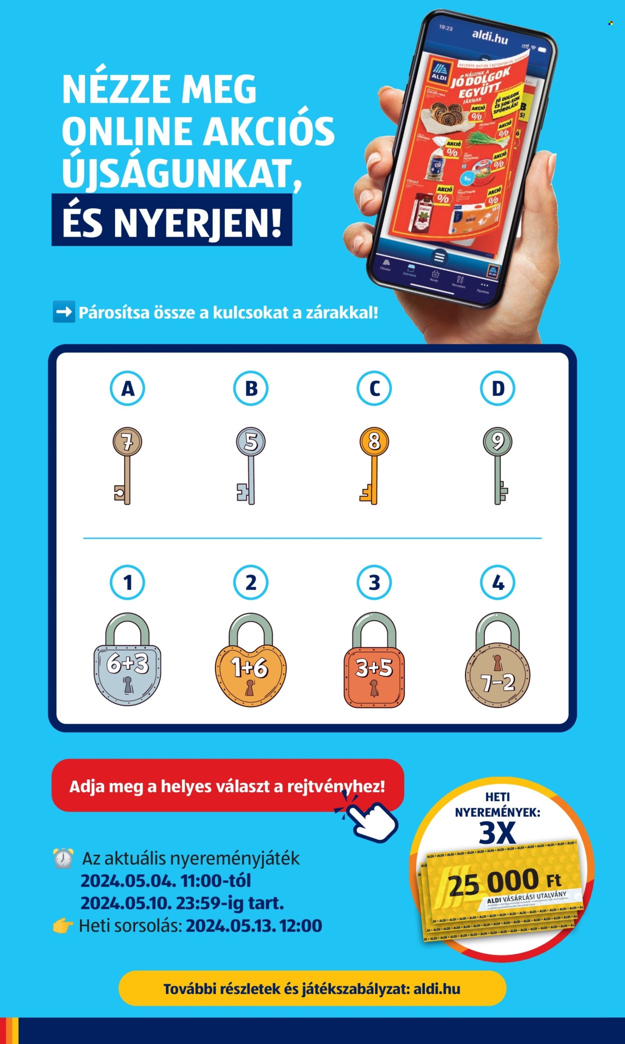 Aldi akciós újságok - 2024.05.09 - 2024.05.15. Oldal 26