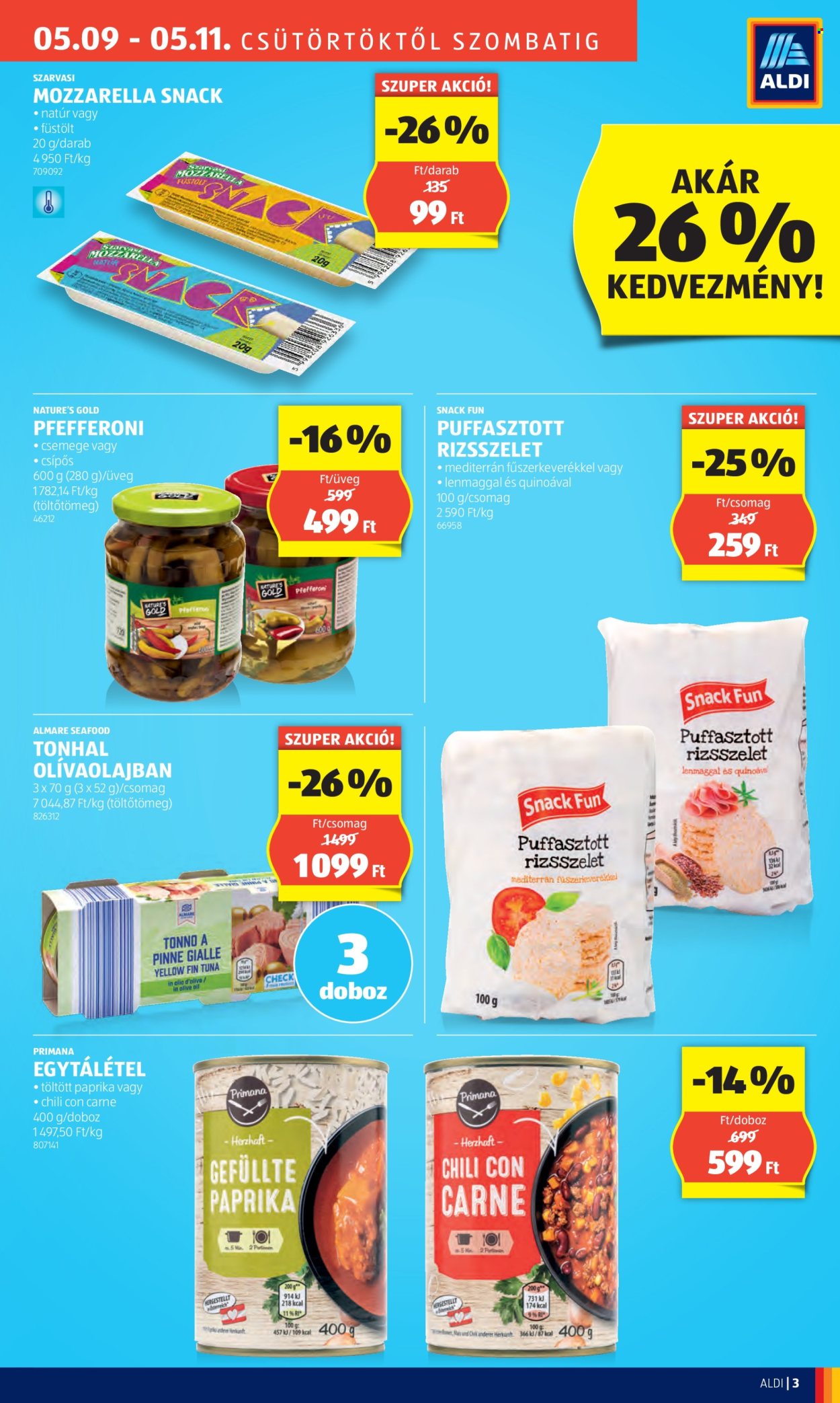 Aldi akciós újságok. Oldal 3