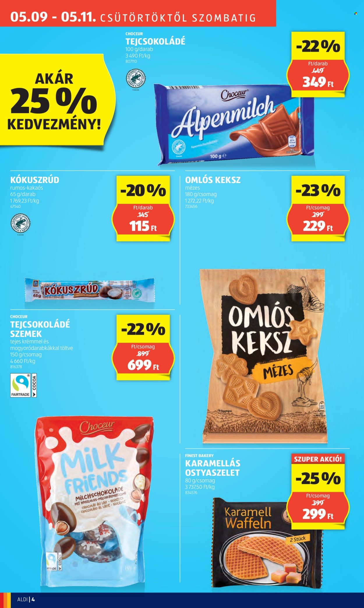 Aldi akciós újságok. Oldal 4
