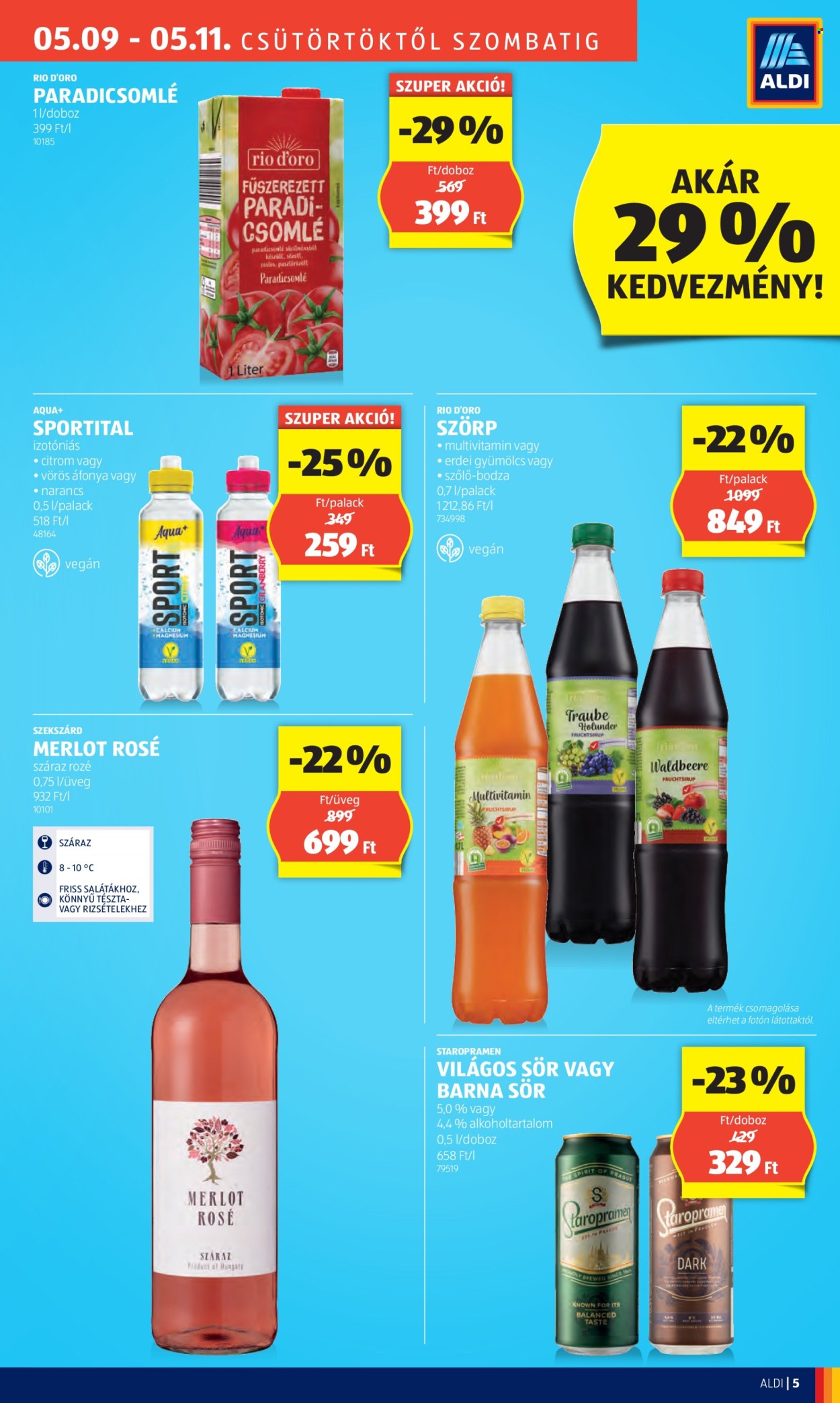 Aldi akciós újságok. Oldal 5