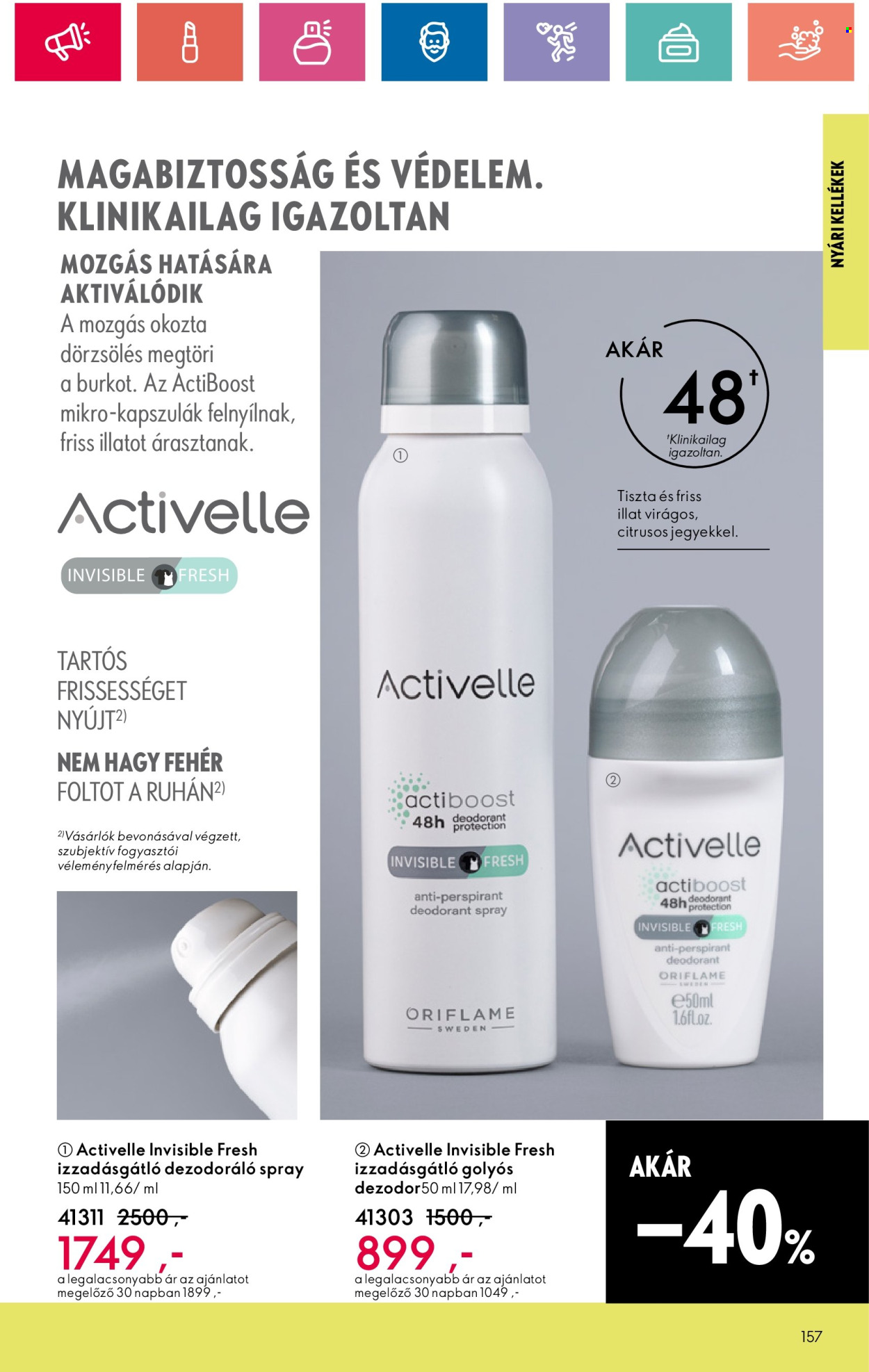 Oriflame akciós újságok - 2024.05.07 - 2024.05.27. Oldal 157