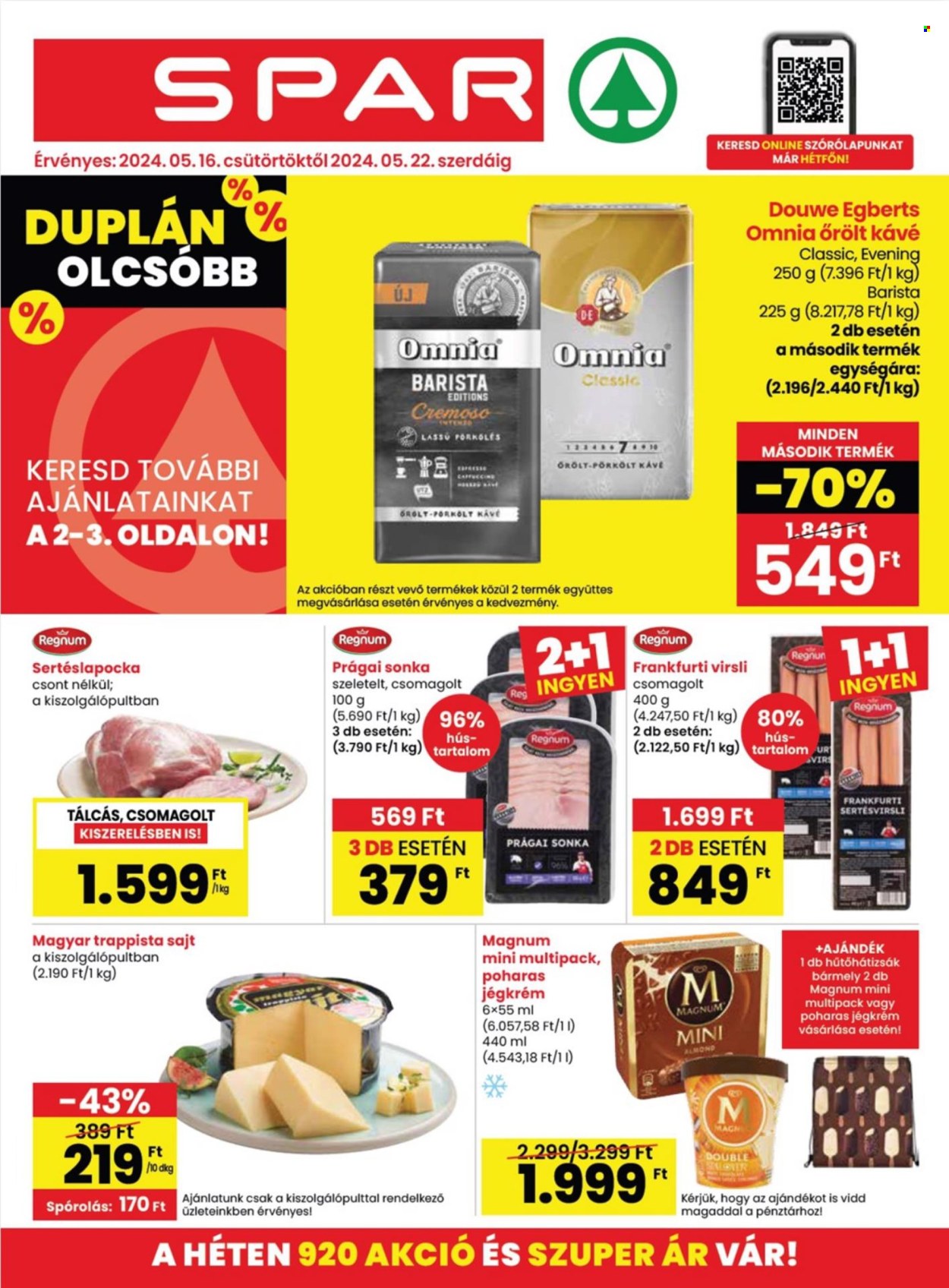 SPAR akciós újságok - 2024.05.16 - 2024.05.22. Oldal 1