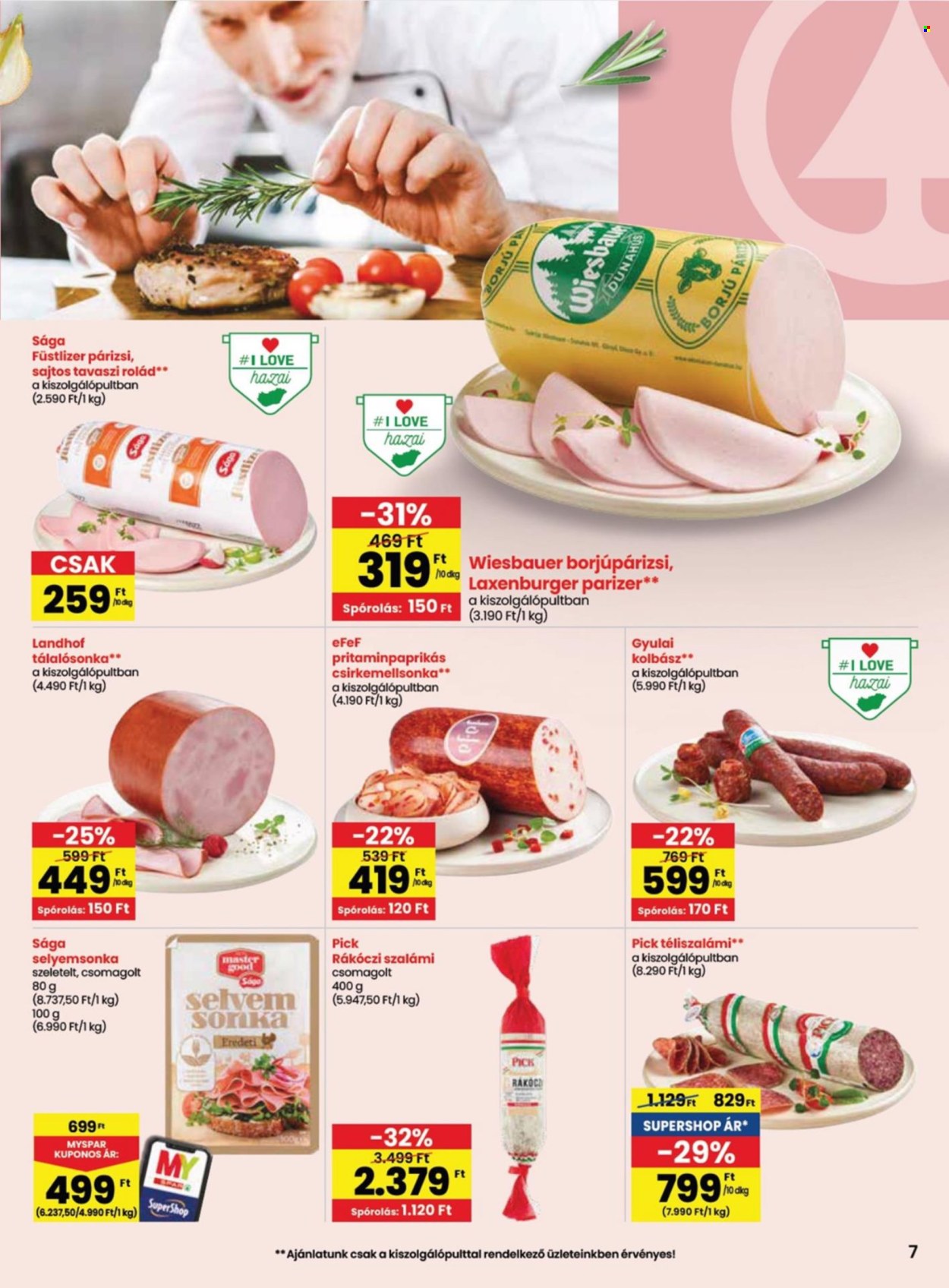 SPAR akciós újságok - 2024.05.16 - 2024.05.22. Oldal 7