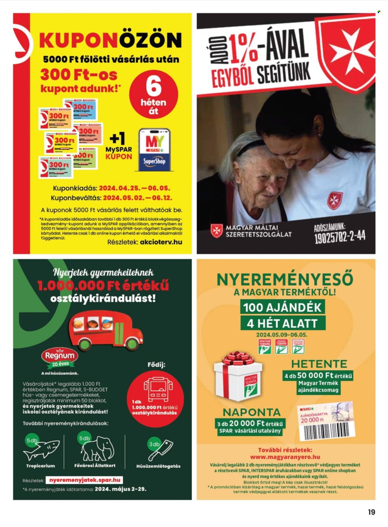 SPAR akciós újságok - 2024.05.16 - 2024.05.22. Oldal 19