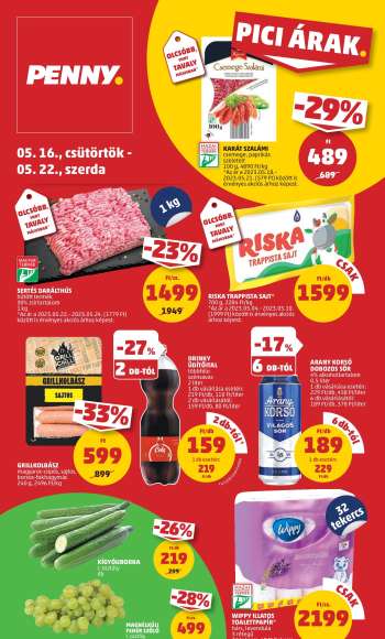 Újság Penny Market - 2024.05.16 - 2024.05.22.