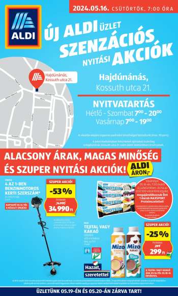 Újság Aldi.
