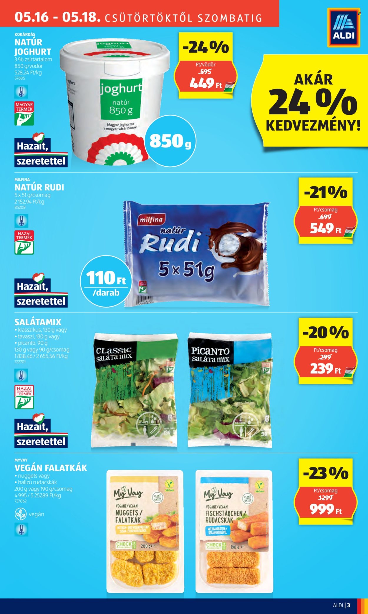 Aldi akciós újságok. Oldal 3