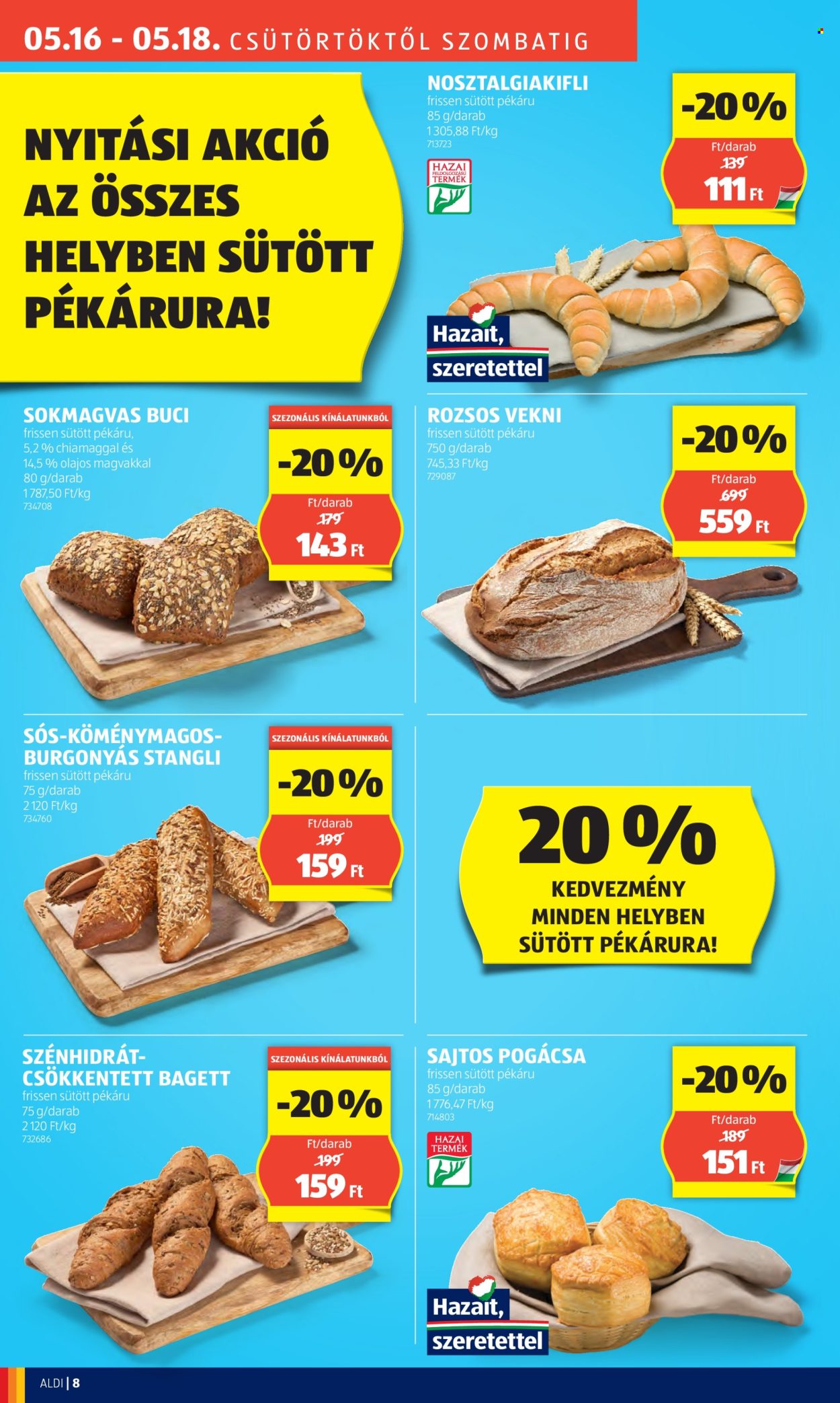 Aldi akciós újságok. Oldal 8