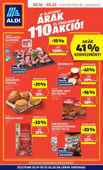 Újság Aldi - 2024.05.16 - 2024.05.22.