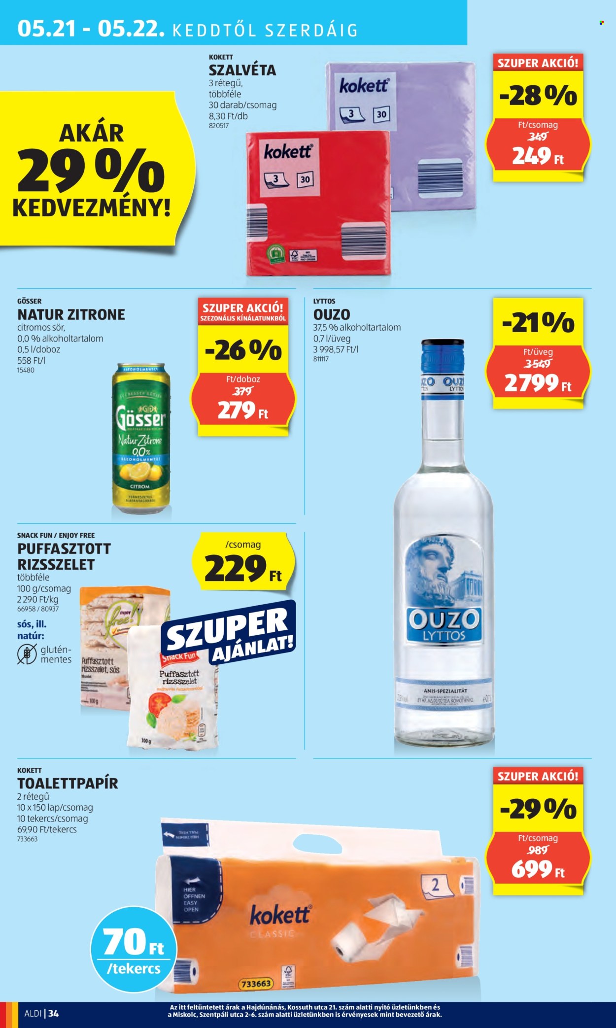 Aldi akciós újságok - 2024.05.16 - 2024.05.22. Oldal 38
