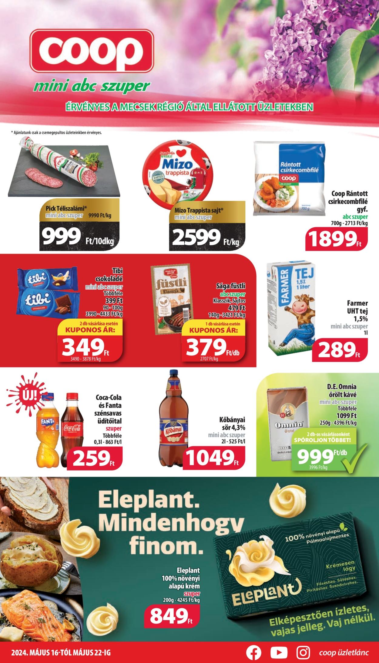 Coop akciós újságok - 2024.05.16 - 2024.05.22. Oldal 1