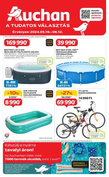 Újság Auchan - 2024.05.16 - 2024.06.12.