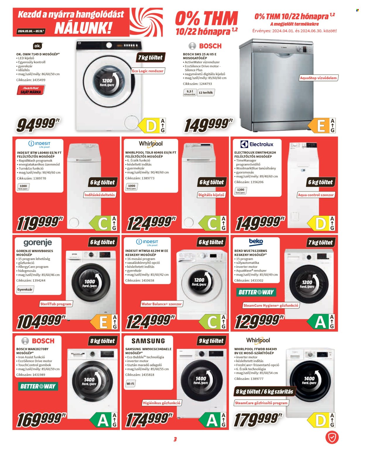 MediaMarkt akciós újságok - 2024.05.08 - 2024.05.19. Oldal 3