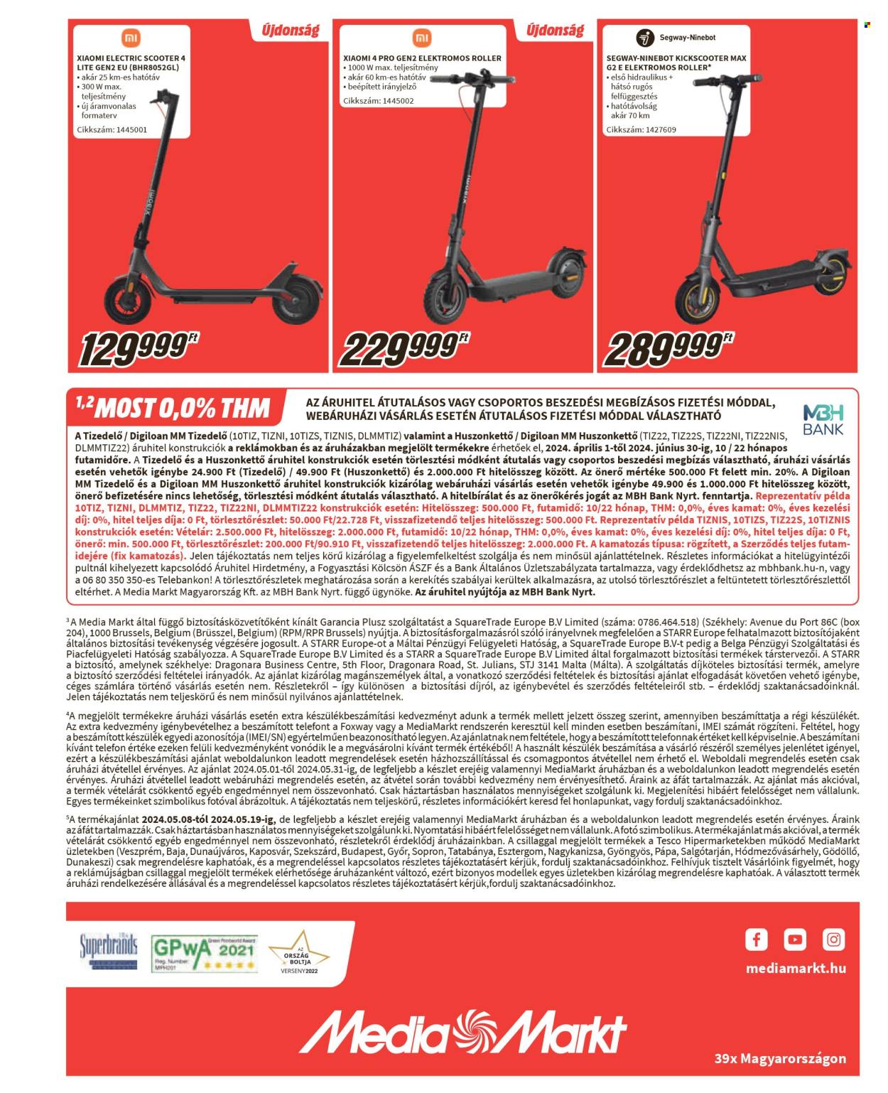 MediaMarkt akciós újságok - 2024.05.08 - 2024.05.19. Oldal 8