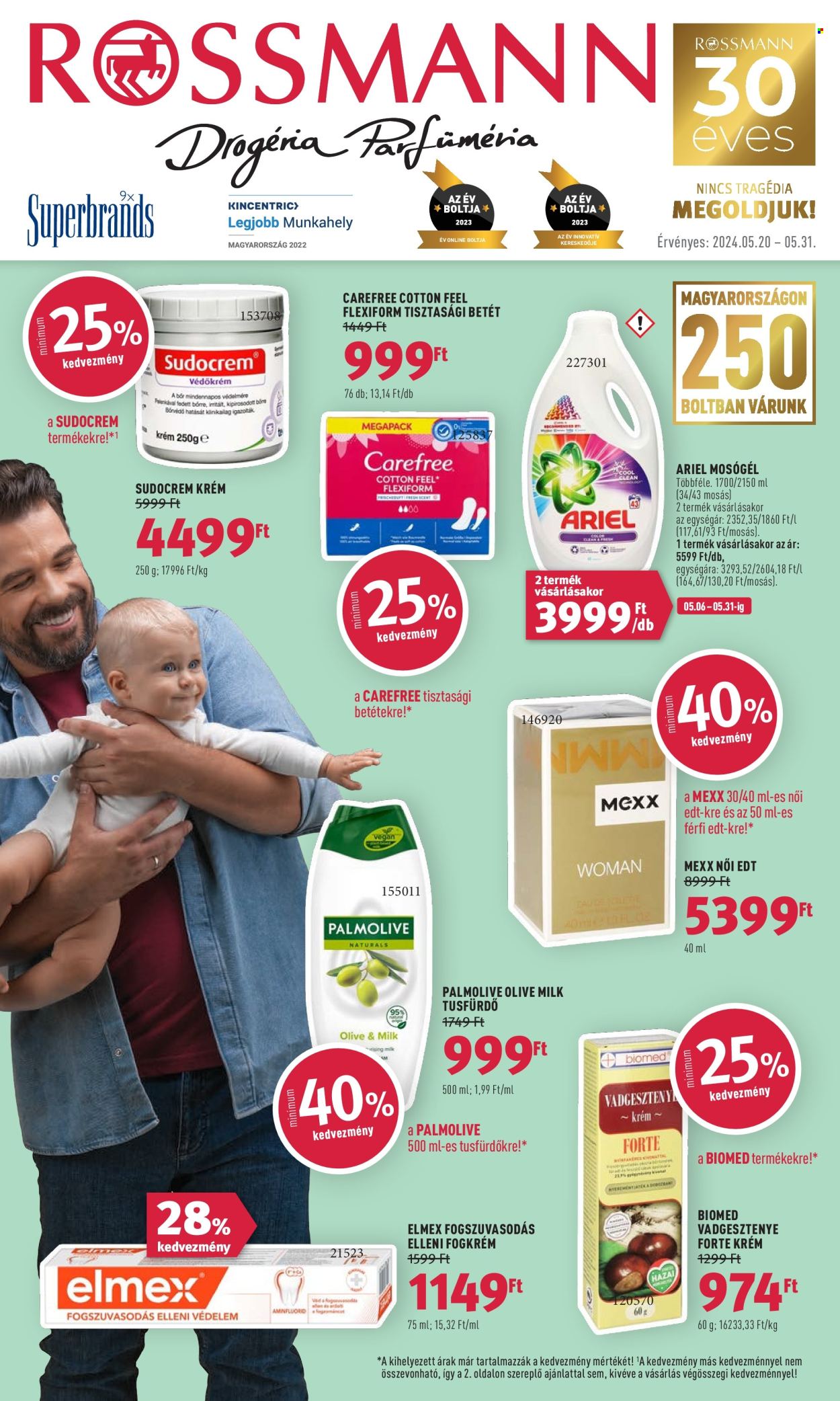 Rossmann akciós újságok - 2024.05.20 - 2024.05.31. Oldal 1
