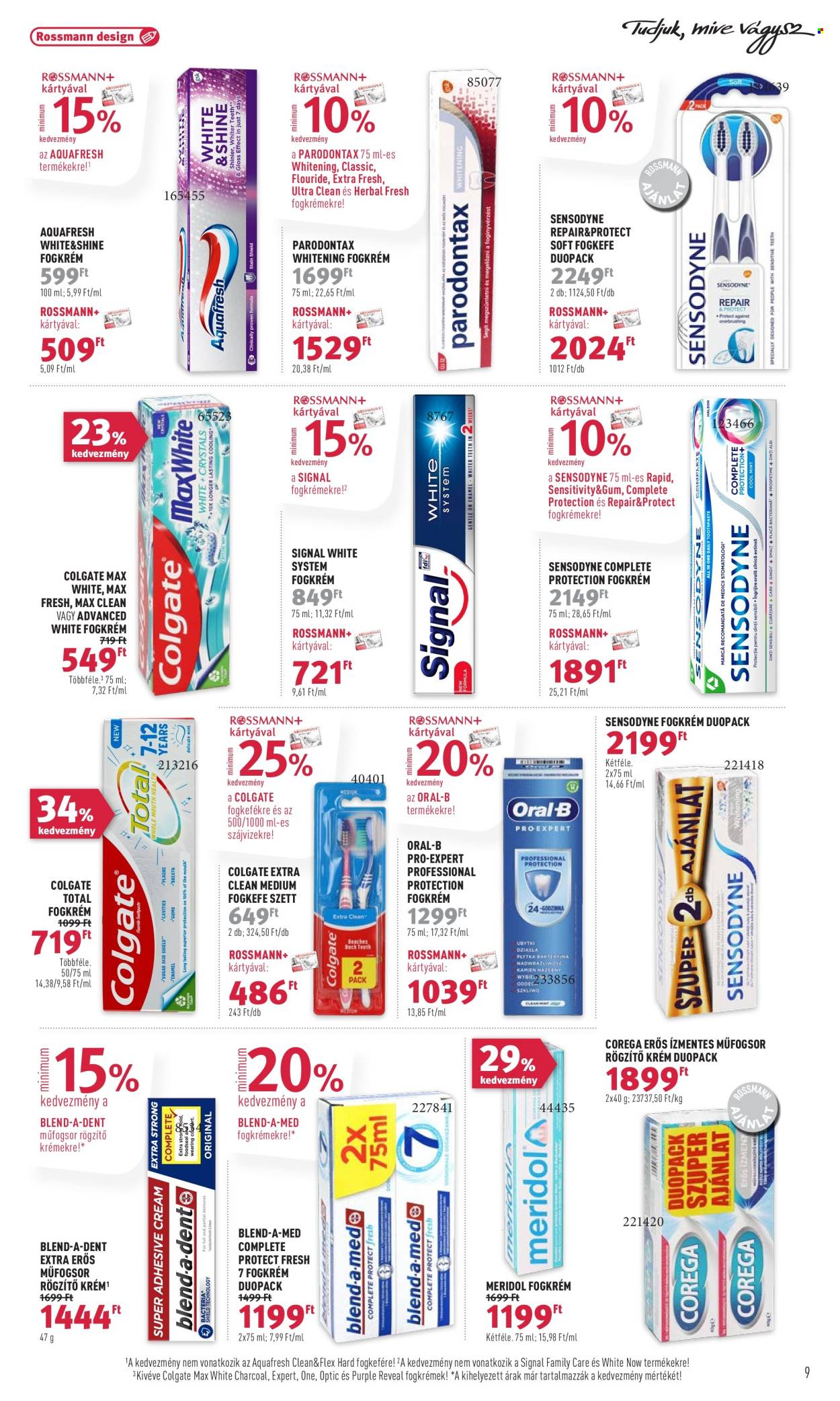 Rossmann akciós újságok - 2024.05.20 - 2024.05.31. Oldal 9