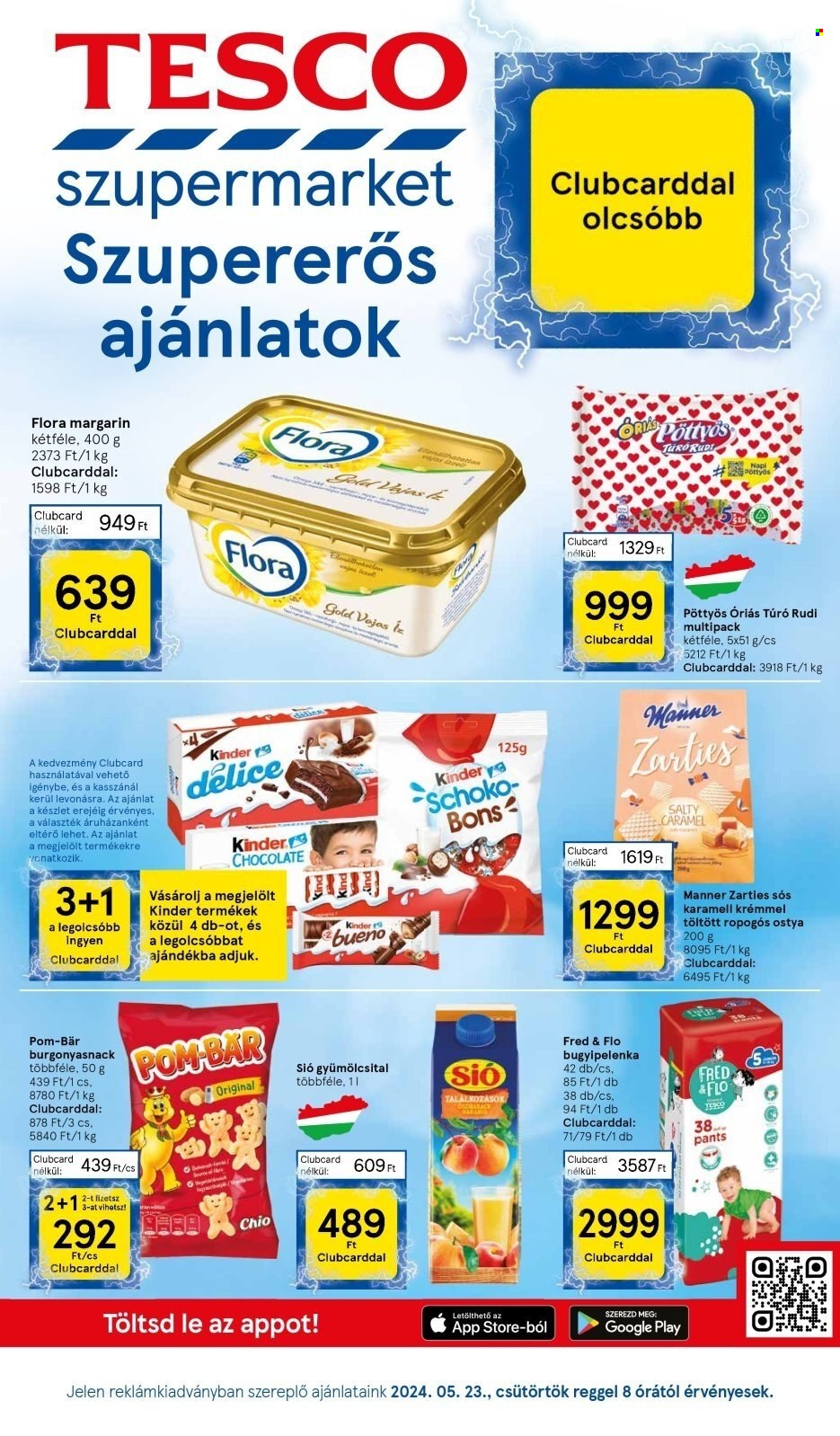 TESCO akciós újságok - 2024.05.23 - 2024.05.29. Oldal 1