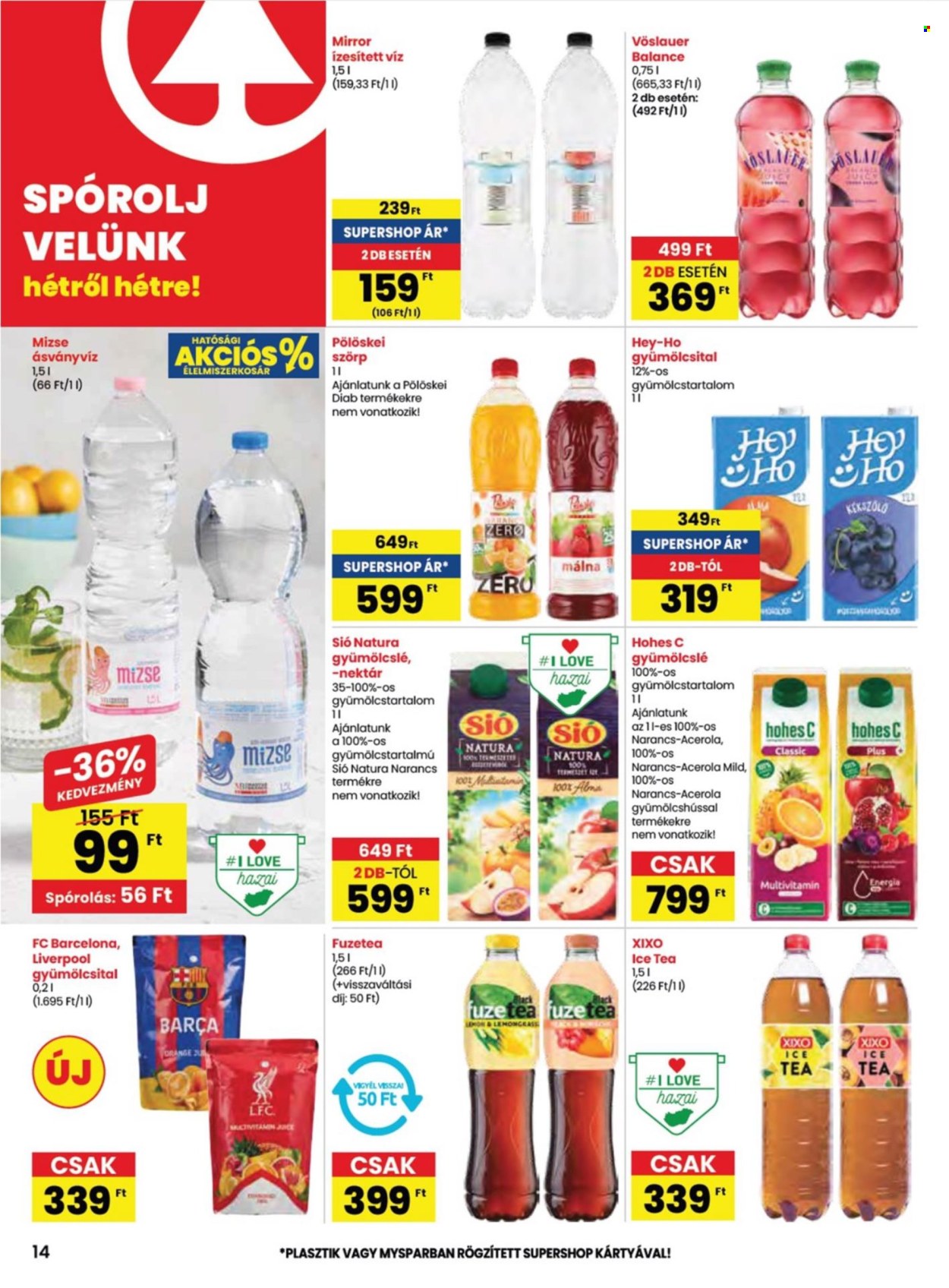 SPAR akciós újságok - 2024.05.23 - 2024.05.29. Oldal 14