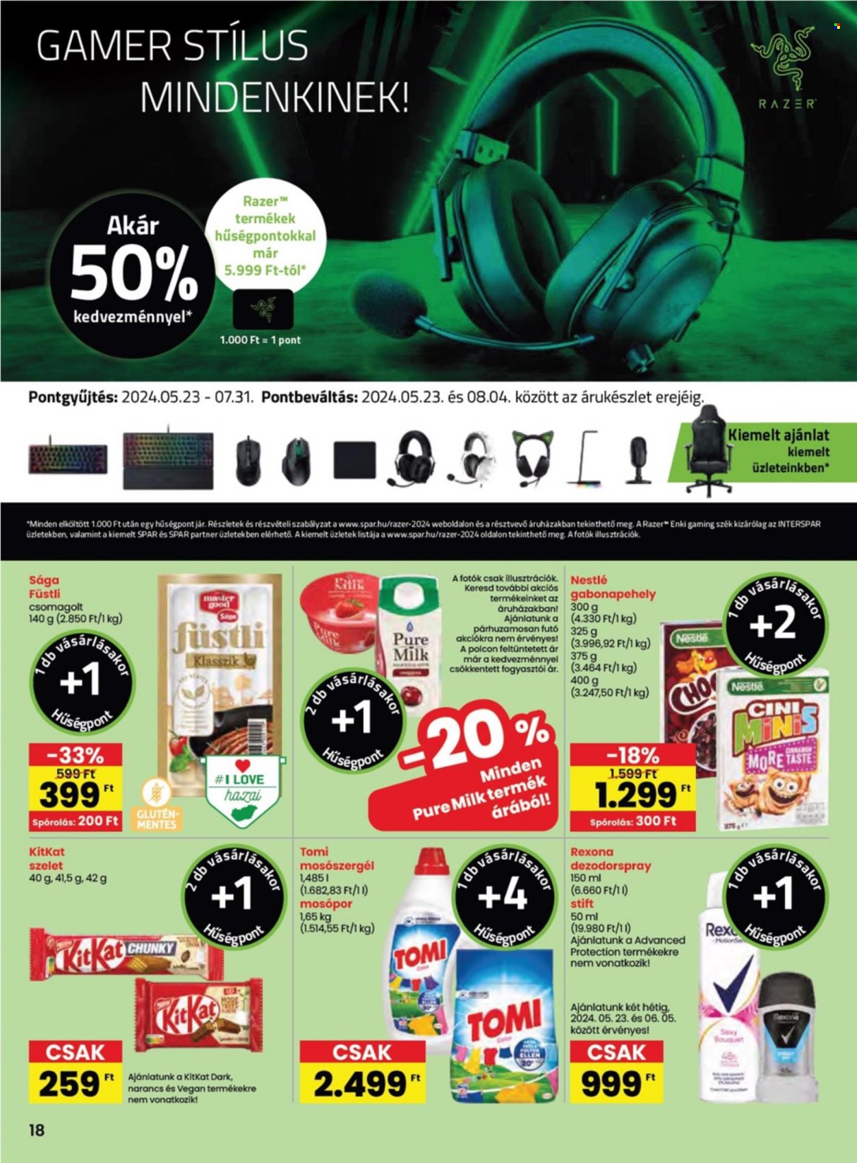 SPAR akciós újságok - 2024.05.23 - 2024.05.29. Oldal 18