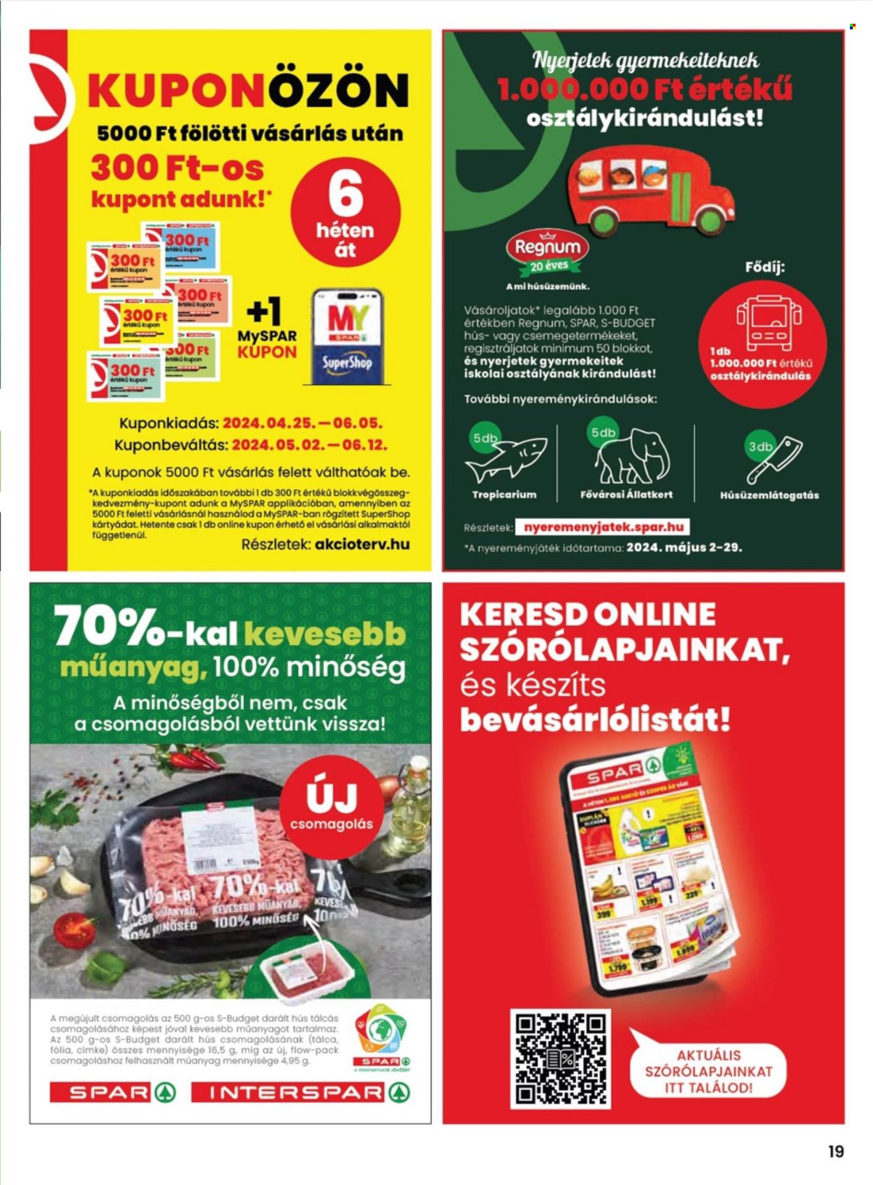 SPAR akciós újságok - 2024.05.23 - 2024.05.29. Oldal 19