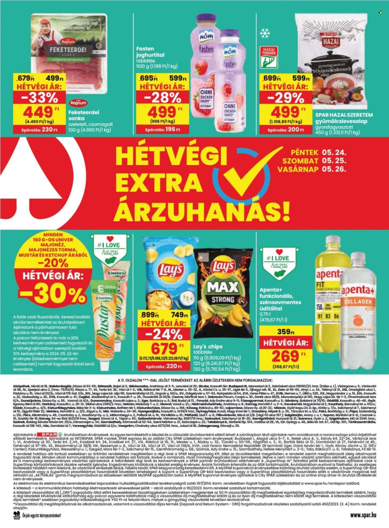 SPAR akciós újságok - 2024.05.23 - 2024.05.29. Oldal 20