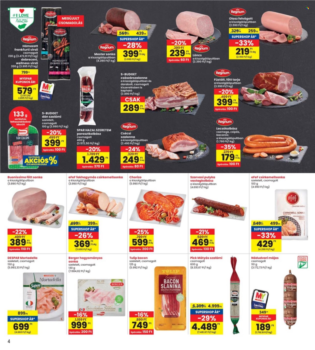 INTERSPAR akciós újságok - 2024.05.23 - 2024.05.29. Oldal 4