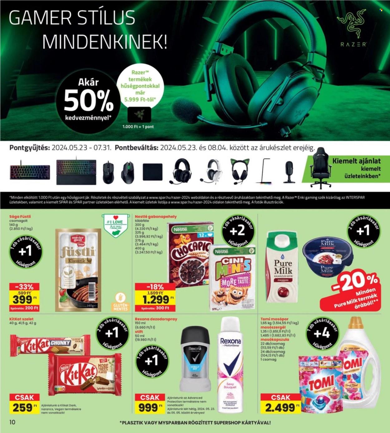 INTERSPAR akciós újságok - 2024.05.23 - 2024.05.29. Oldal 10