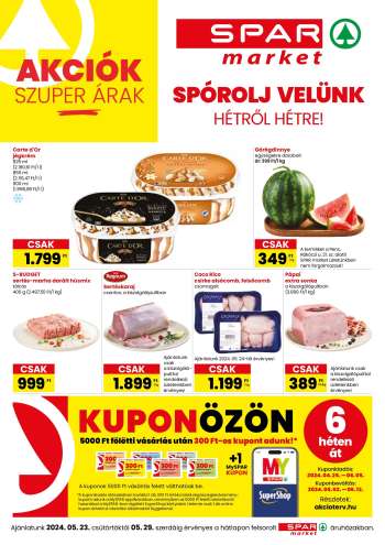 Újság SPAR market - 2024.05.23 - 2024.05.29.