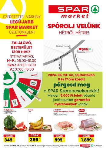 Újság SPAR market - 2024.05.23 - 2024.05.29.