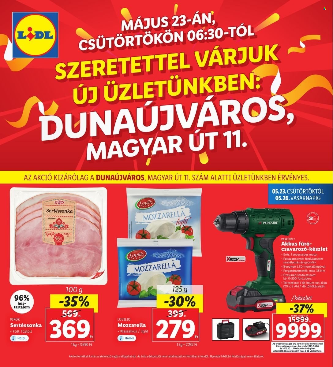 Lidl akciós újságok - 2024.05.23 - 2024.05.26. Oldal 1