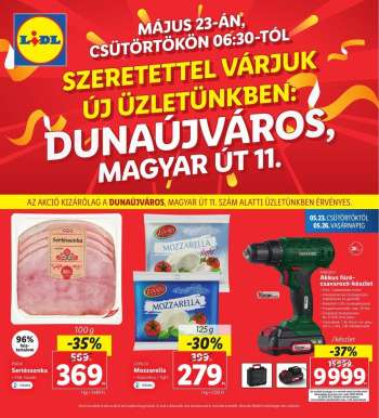 Újság Lidl - 2024.05.23 - 2024.05.26.