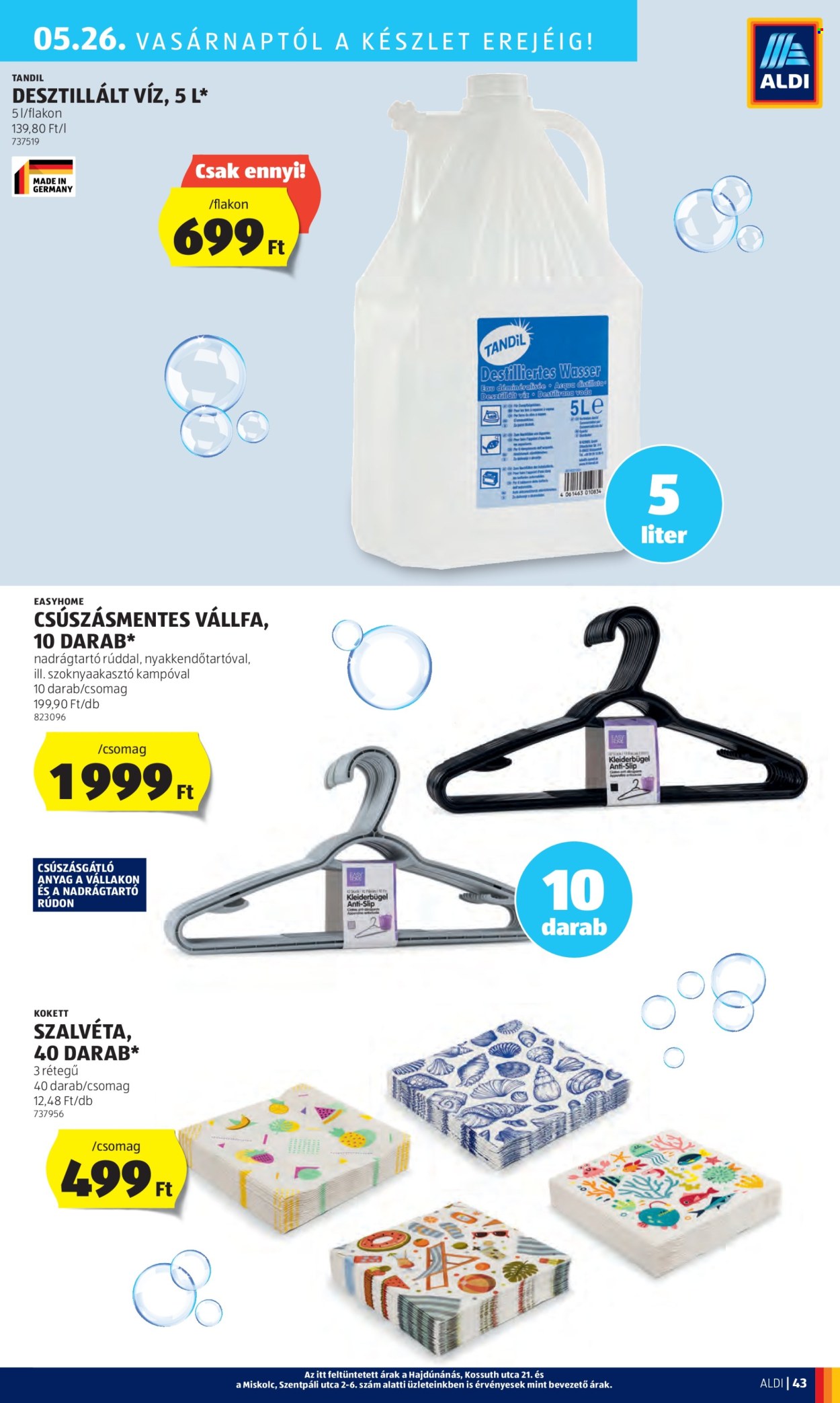 Aldi akciós újságok - 2024.05.23 - 2024.05.29. Oldal 47
