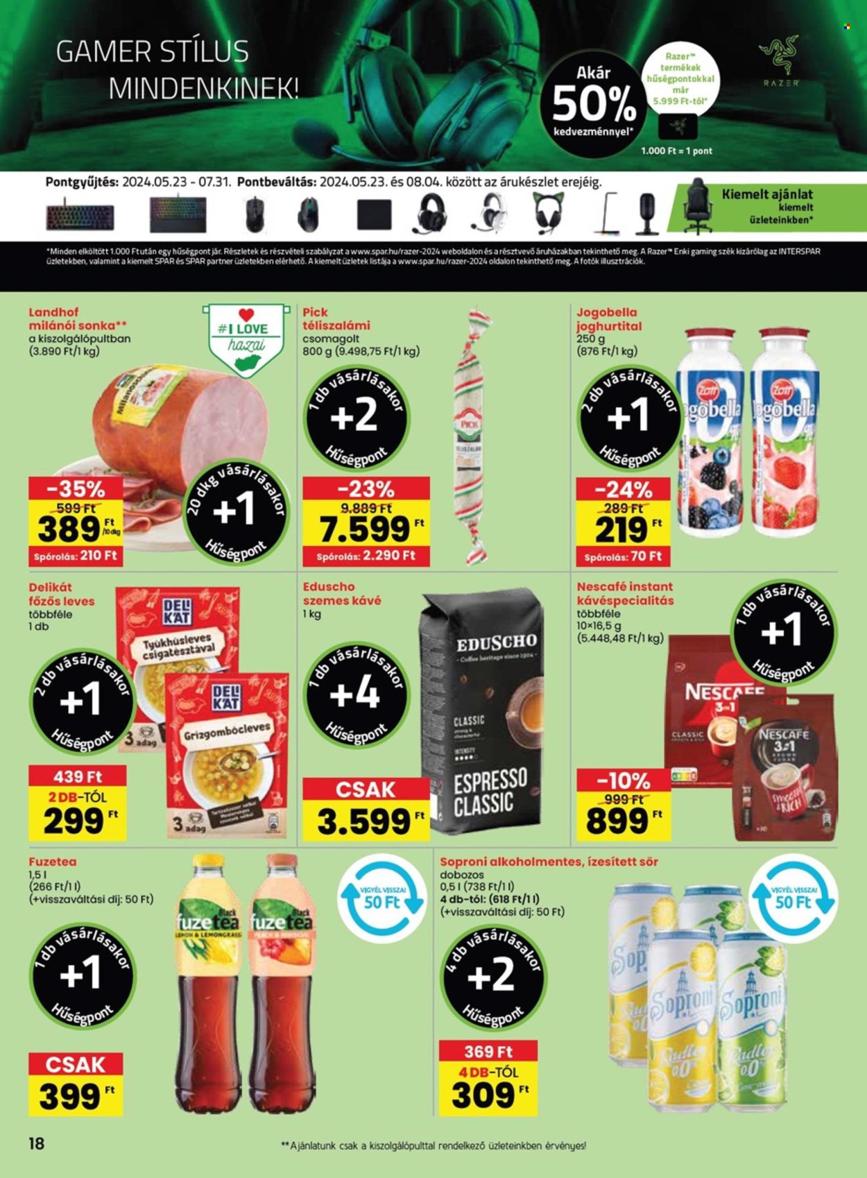 SPAR akciós újságok - 2024.05.30 - 2024.06.05. Oldal 18