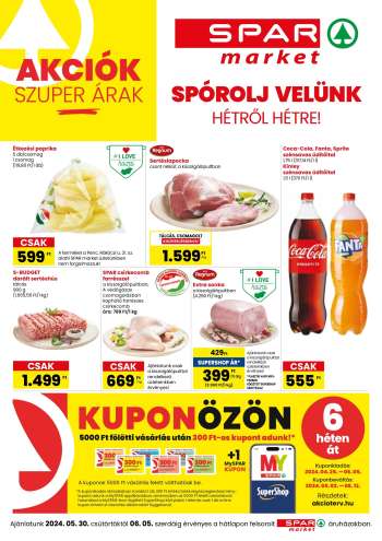 Újság SPAR market - 2024.05.30 - 2024.06.05.