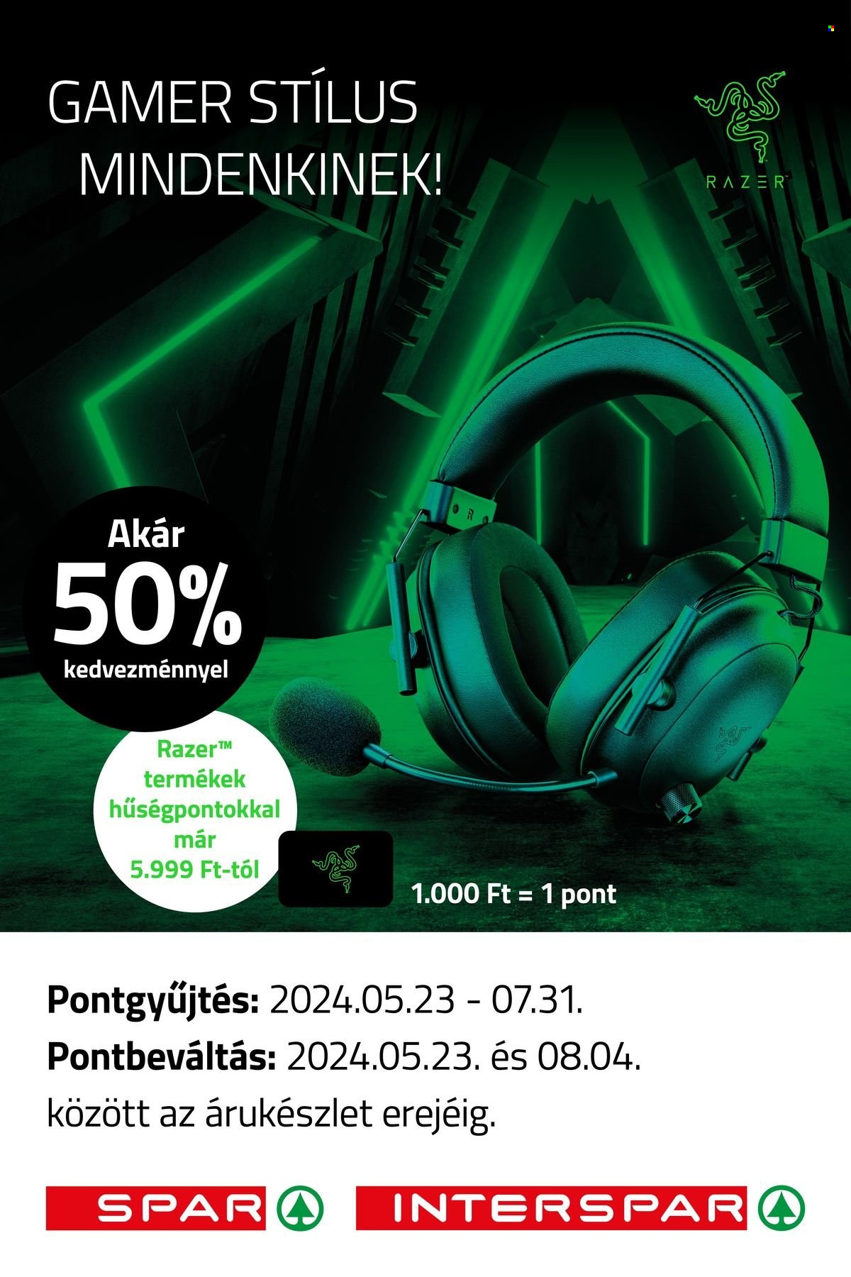 SPAR akciós újságok - 2024.05.23 - 2024.08.04. Oldal 1