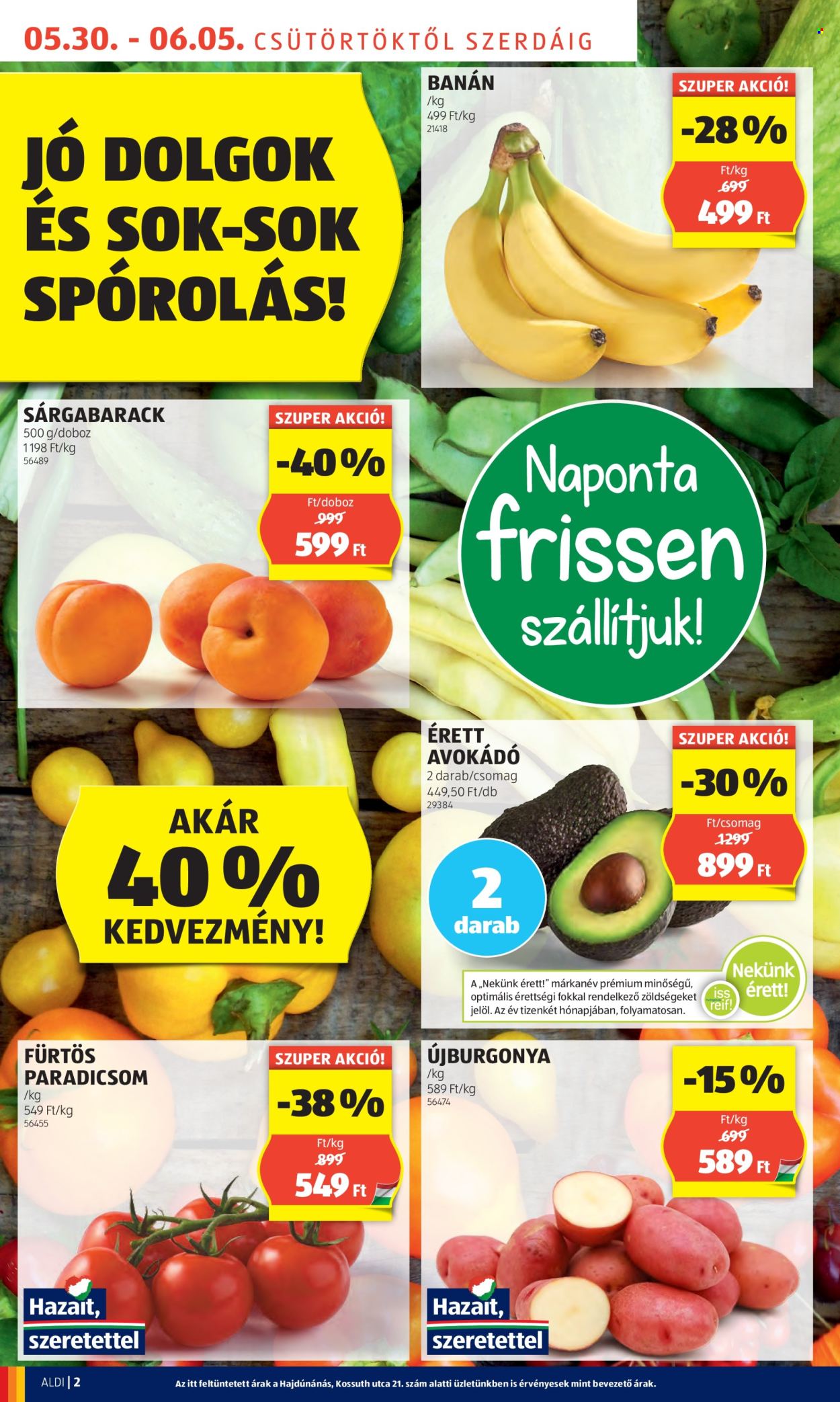 Aldi akciós újságok - 2024.05.30 - 2024.06.05. Oldal 2
