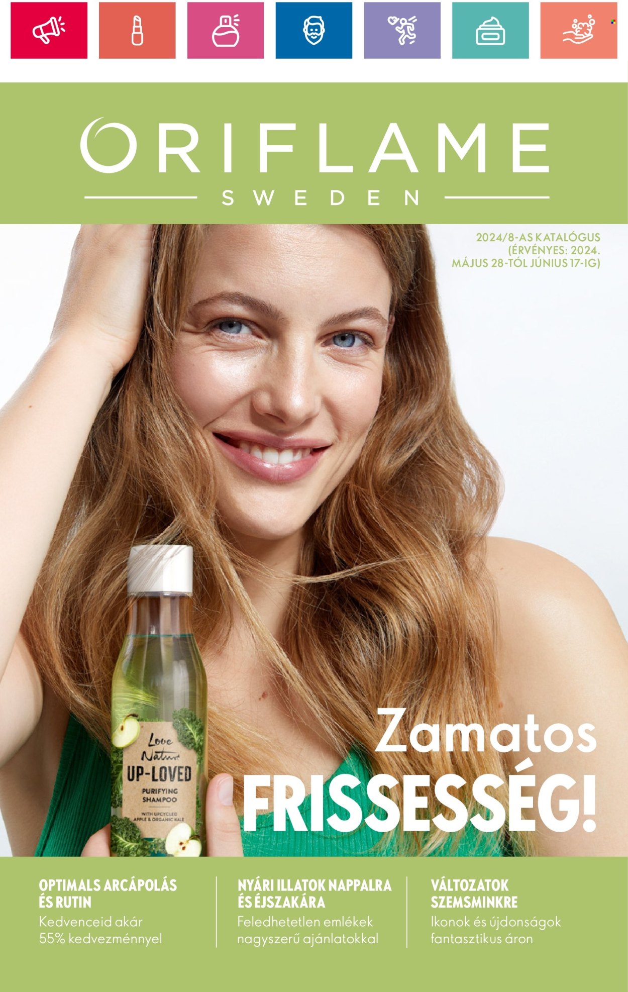 Oriflame akciós újságok - 2024.05.28 - 2024.06.17. Oldal 1