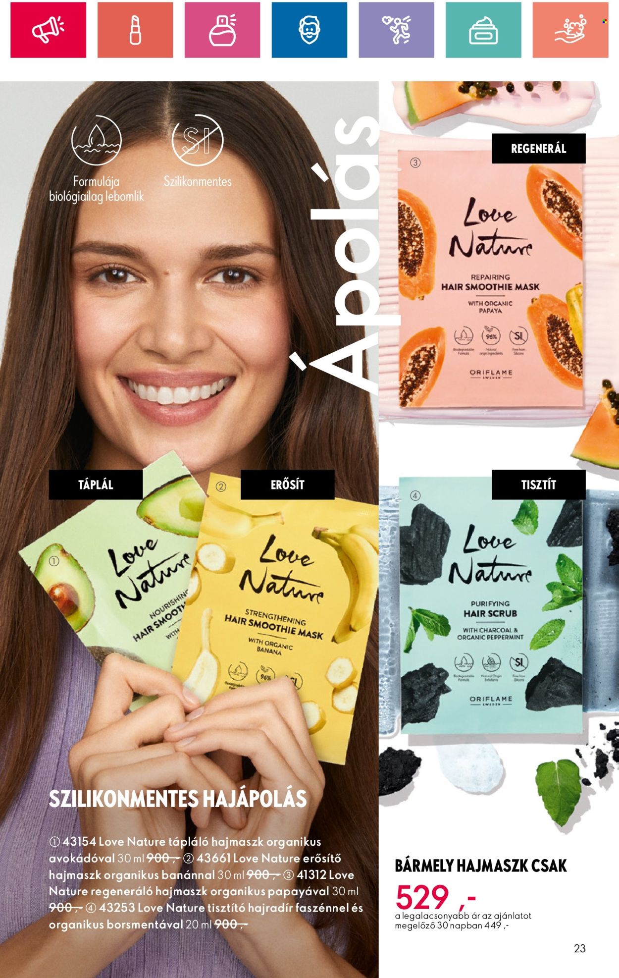 Oriflame akciós újságok - 2024.05.28 - 2024.06.17. Oldal 23