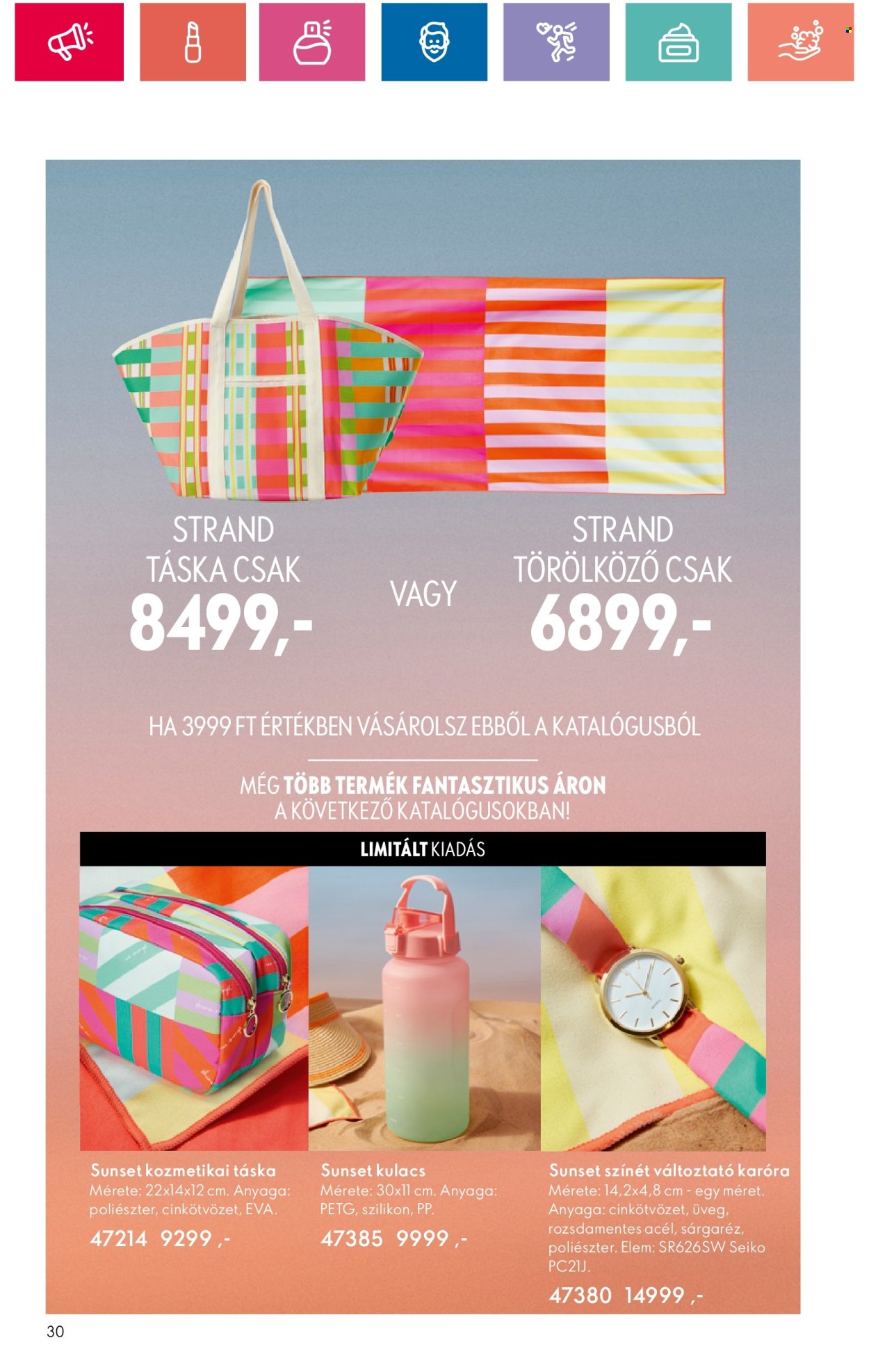 Oriflame akciós újságok - 2024.05.28 - 2024.06.17. Oldal 30
