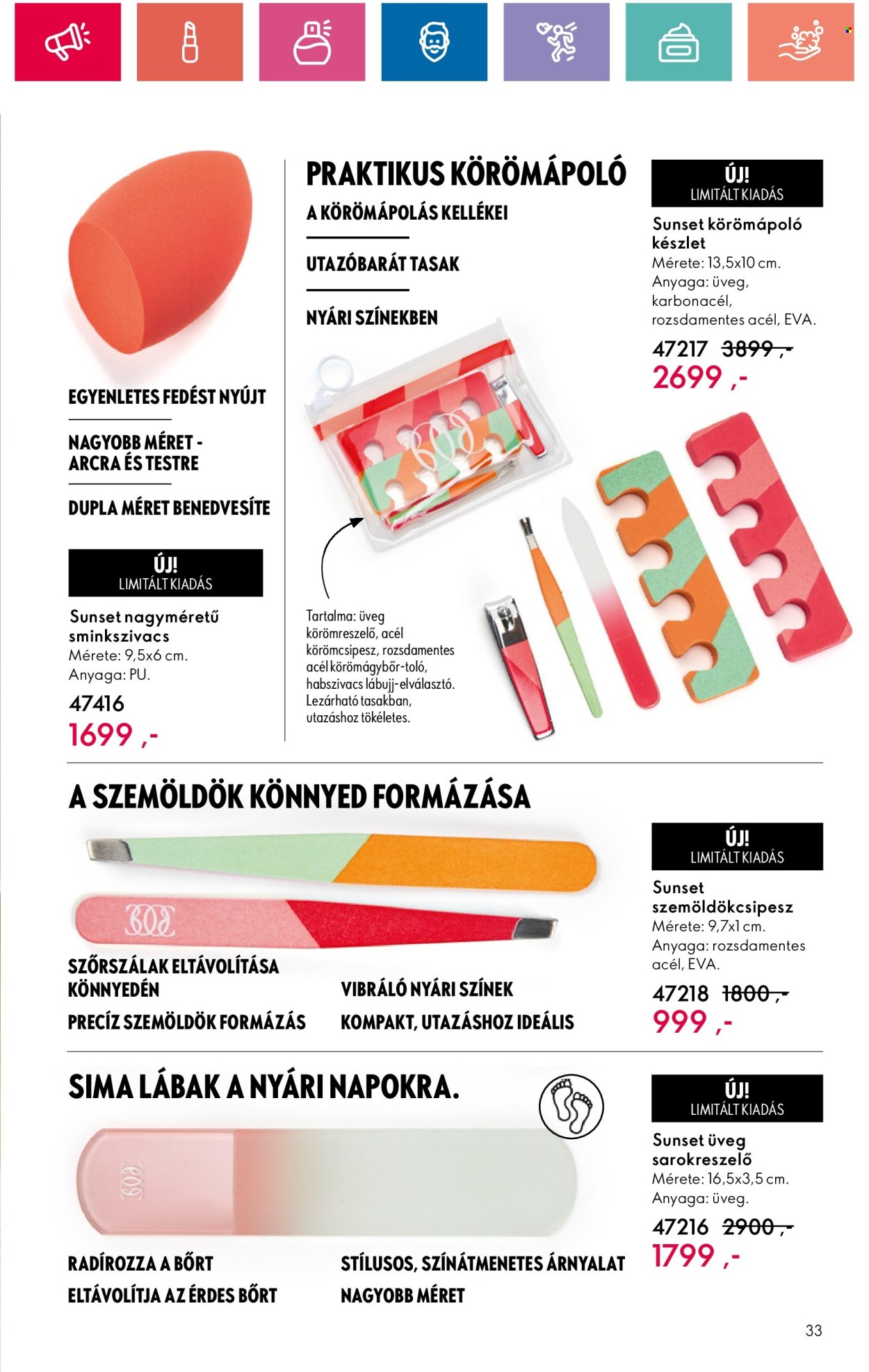 Oriflame akciós újságok - 2024.05.28 - 2024.06.17. Oldal 33