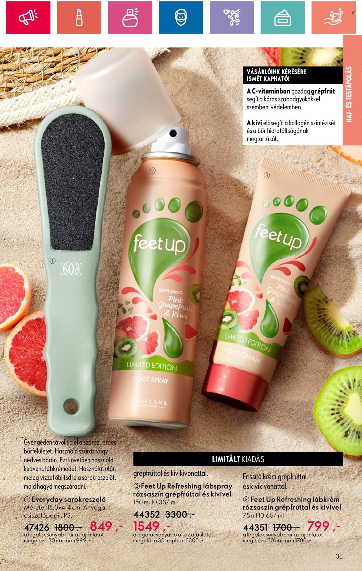 Oriflame akciós újságok - 2024.05.28 - 2024.06.17. Oldal 35