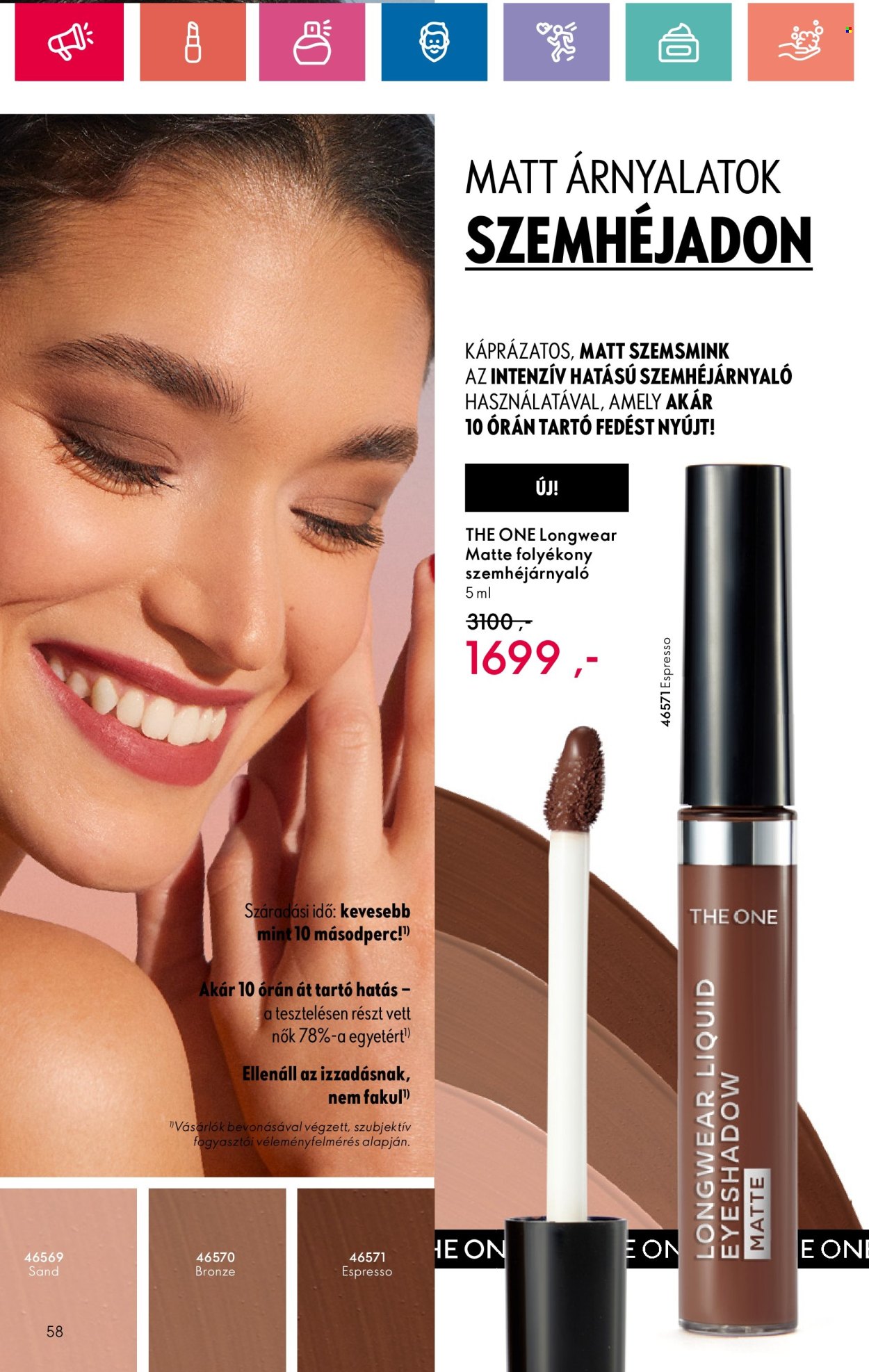Oriflame akciós újságok - 2024.05.28 - 2024.06.17. Oldal 58