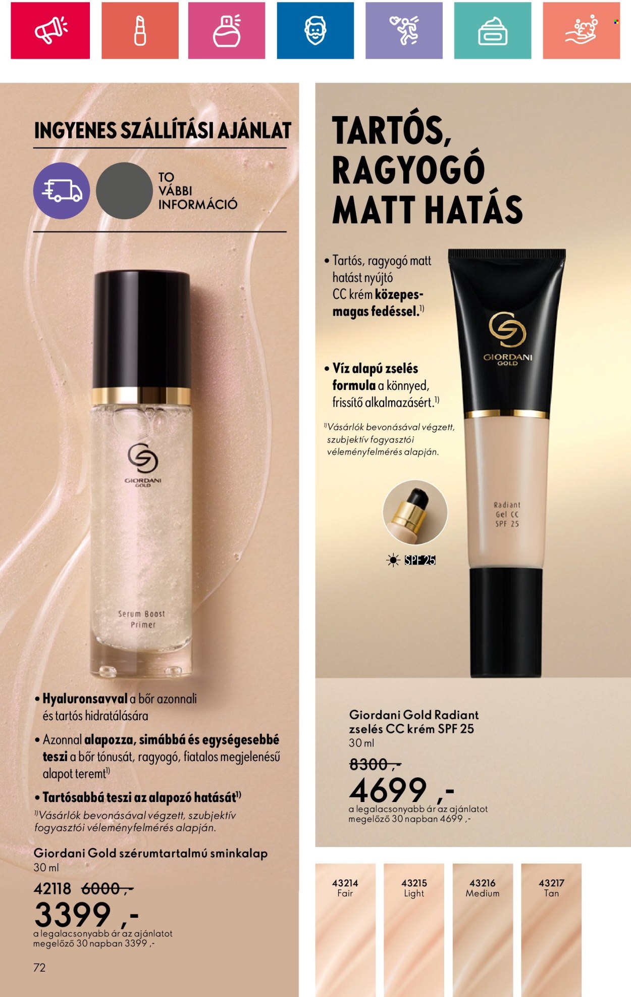 Oriflame akciós újságok - 2024.05.28 - 2024.06.17. Oldal 72