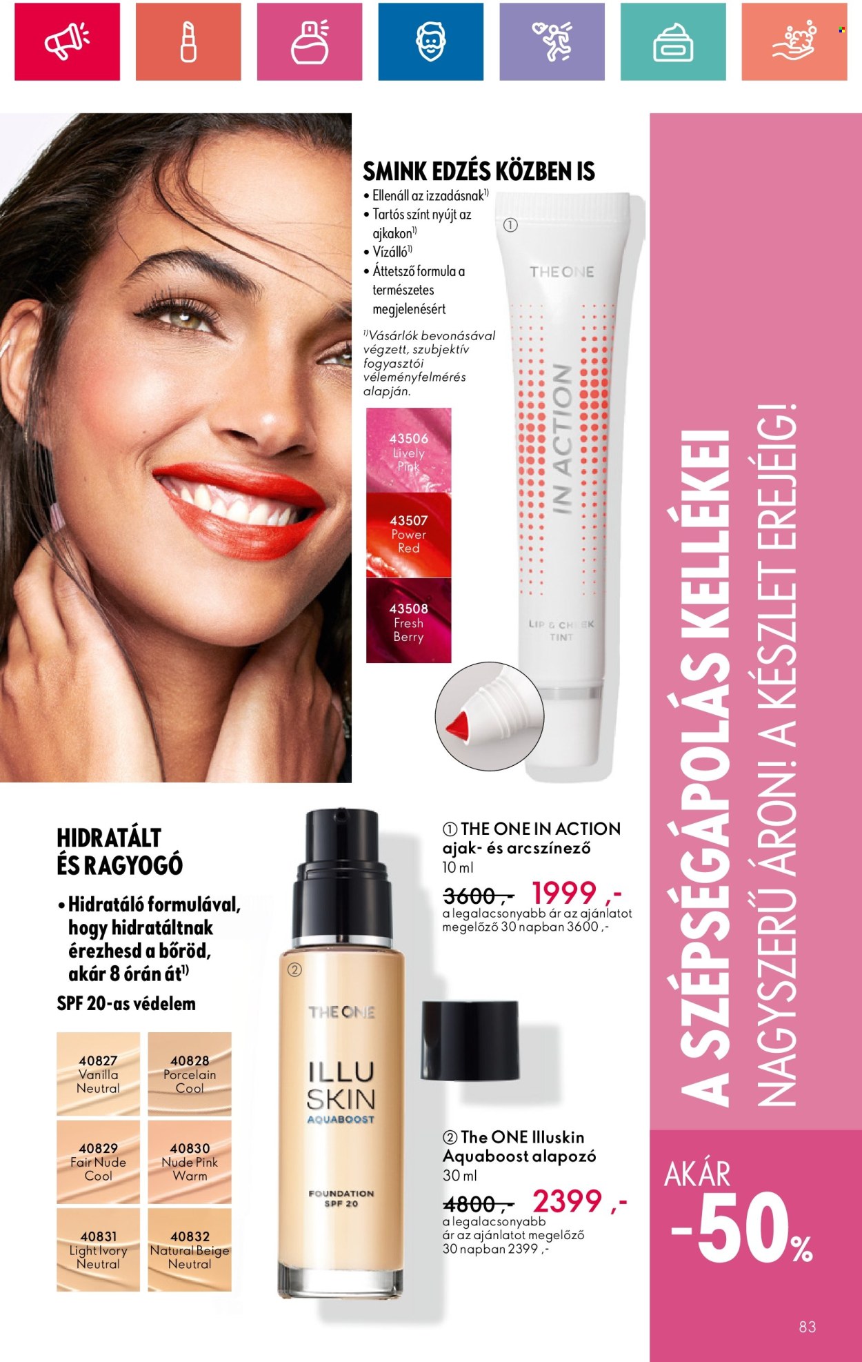 Oriflame akciós újságok - 2024.05.28 - 2024.06.17. Oldal 83