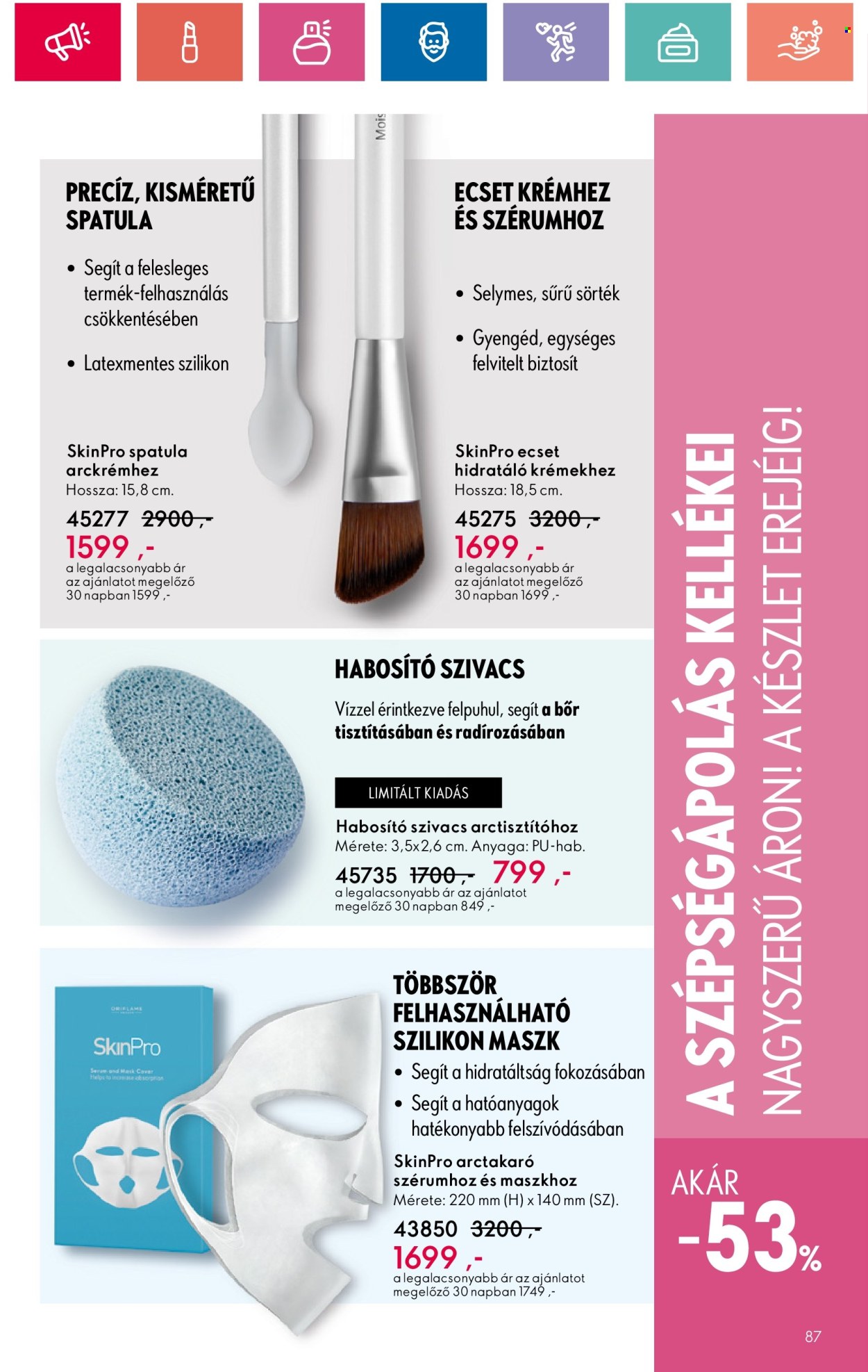 Oriflame akciós újságok - 2024.05.28 - 2024.06.17. Oldal 87