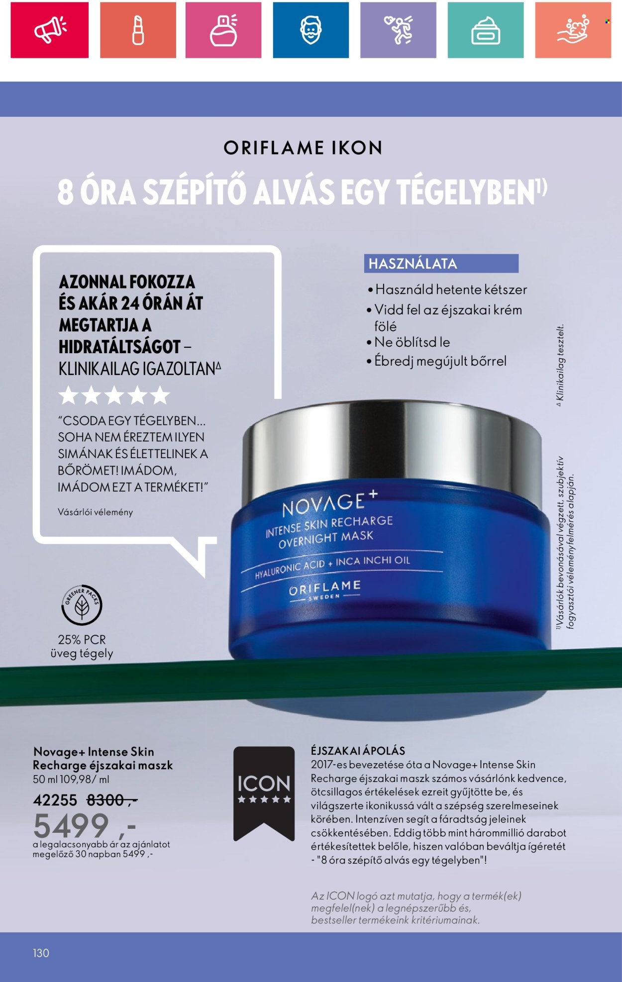 Oriflame akciós újságok - 2024.05.28 - 2024.06.17. Oldal 130